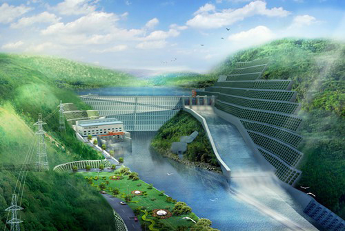 田家庵老挝南塔河1号水电站项目